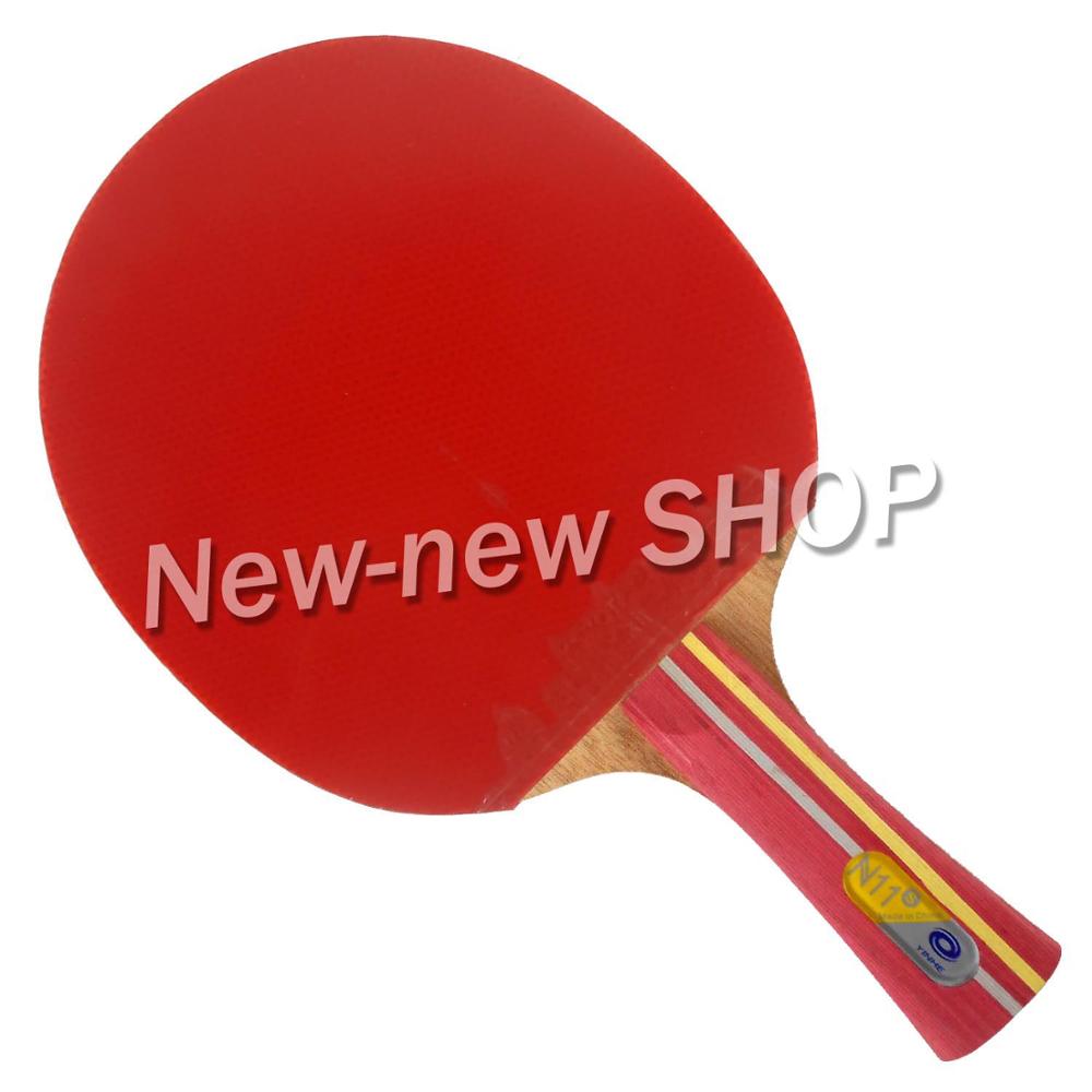 Galaxy YINHE N11s N-11s Blade Shakehand with Kokutaku BLutenkirshce 868 A Pair Rubbers for a Racket Shakehand long handle FL