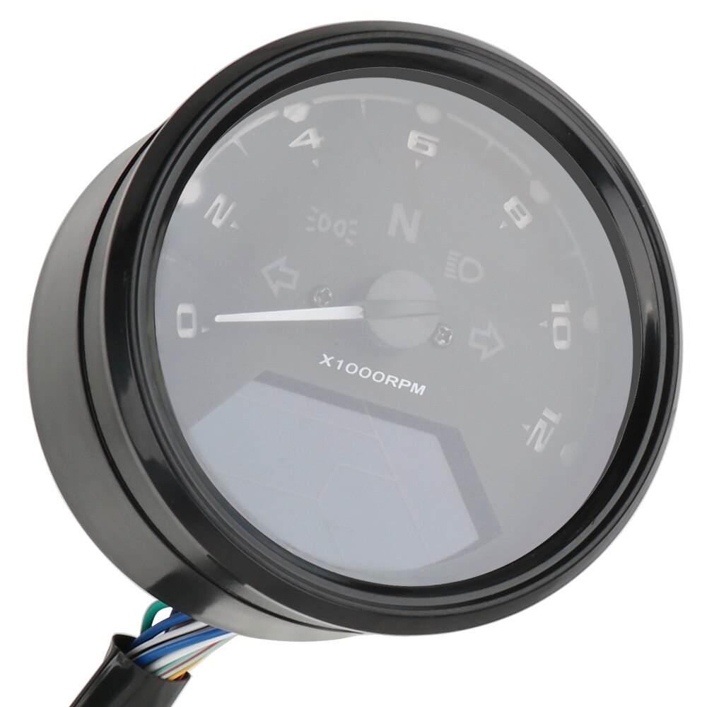 Night vision Dial Odometer LED Multi-function Digital Indicator Tachometer Fuel Meter Universal Motorcycle Panel Speedometer