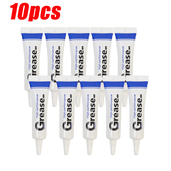 Grasa lubricante de silicona, aceite lubricante multiusos para engranajes de automóvil, para junta tórica, sellador de rodamientos montado en tubo de engranaje, grasa para válvula de neumático: Rojo