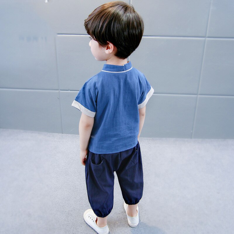 Oude Hanfu Kleding Kinderen Gewaad Voor Stage Kinderen Chinese Traditionele Kostuum Voor Jongen Tang-dynastie Outfit DQS1911