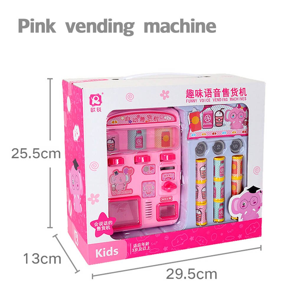Kinderen simulatie automaat snoep drinken voice automaat doet alsof spelen geluid en licht speelgoed: D2