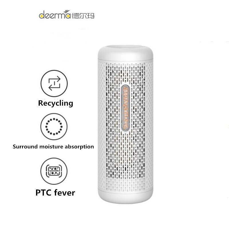 Deerma dem -cs50m mini affugter til garderobe til hjemmet lufttørrer tøj tør varme dehydrator fugt absorberer