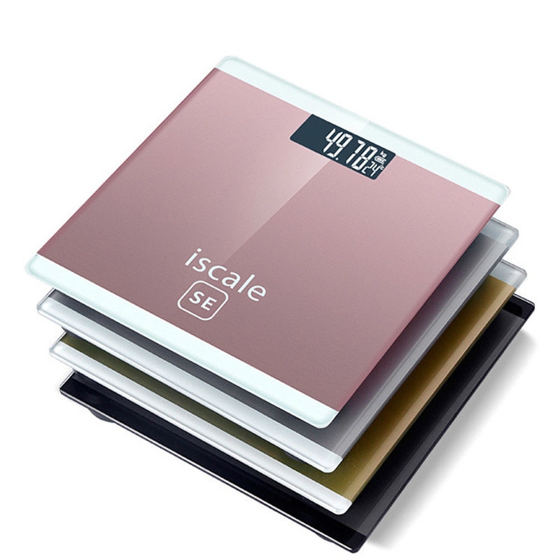 Human Body Scales Glass Smart Household Electronic Digital Floor Weight Balance Bariatric LCD Display 180KG