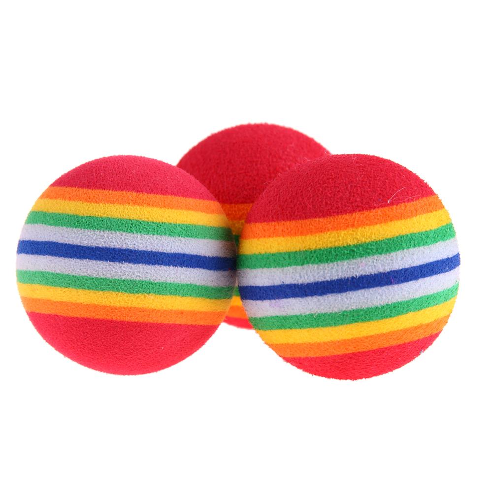 30 Uds. De pelota de Golf suave EVA Rainbow Strip, almacenamiento razonable y práctico acceso, herramienta de ayuda para entrenamiento Interior Exterior