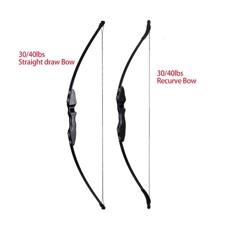 Arc Recurve et flèches en carbone, 30/40lbs, pour tir à droite, accessoires de chasse