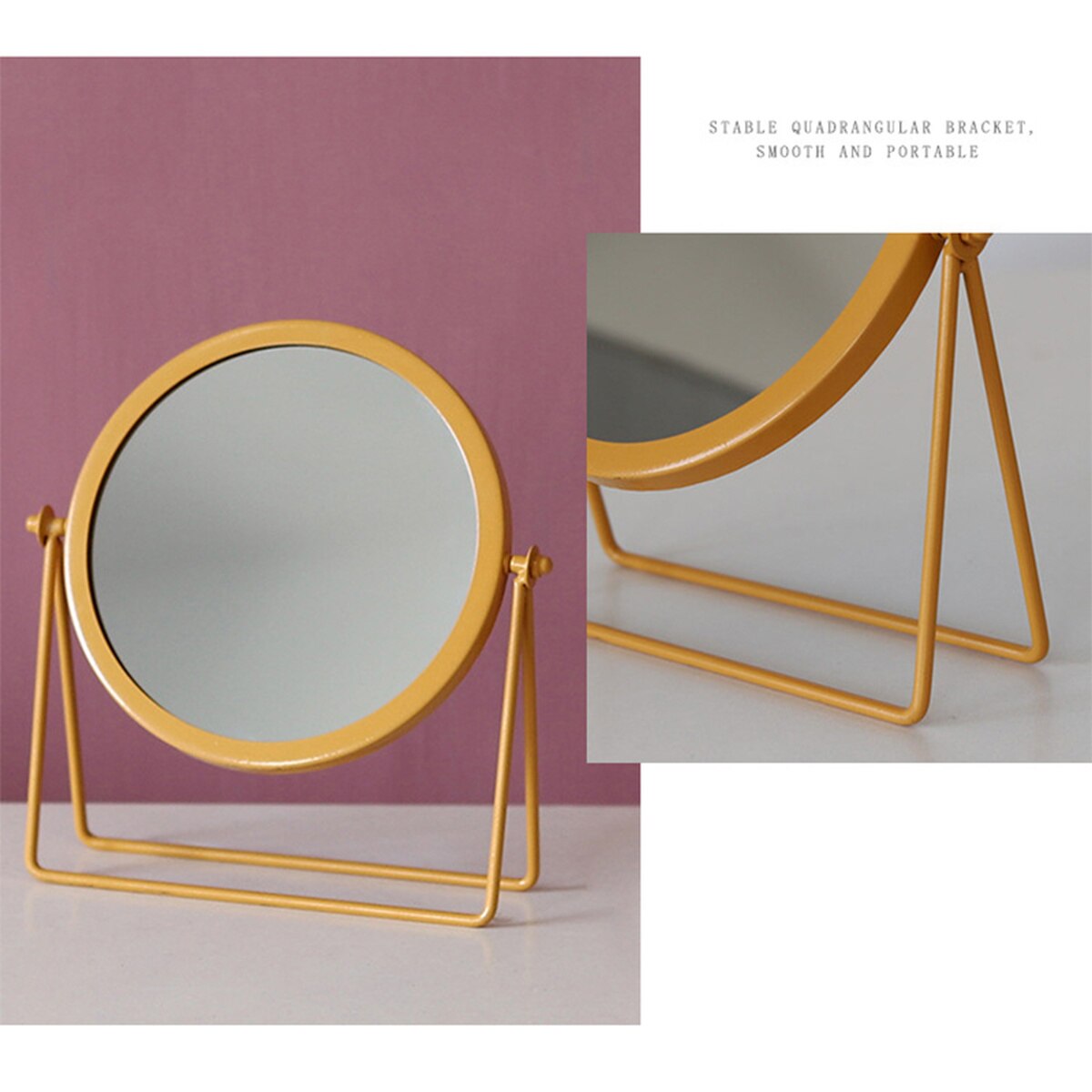 Runde machen-hoch Spiegel Stehend Tisch Kosmetik Spiegel Kommode Dekorative Jahrgang Spiegel für Schlafzimmer Dekoration