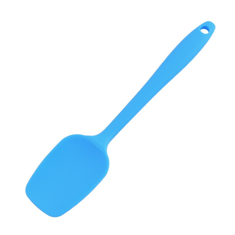 Cooking Silicone Spatula Set Cookie Pastry Scraper Cake Baking Spatula Spoon Scraper For Home Kitchen Tool Utensil Convenience: Blue
