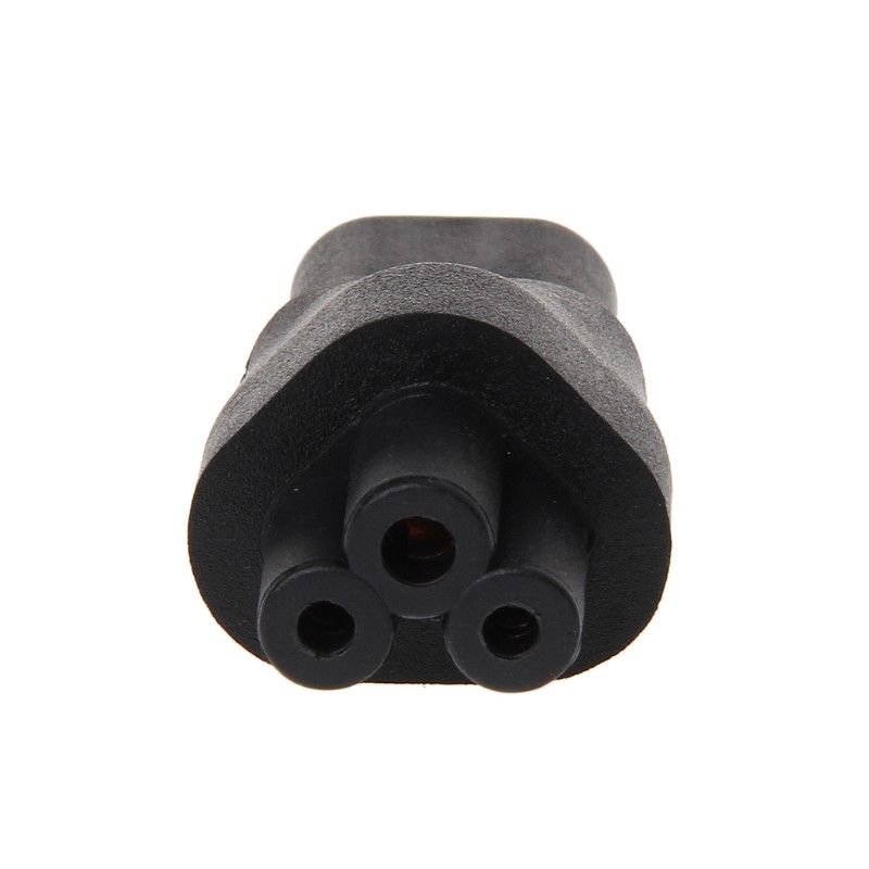 IEC 320 C5 3-Pin Female To C8 2-Pin Male Plug Converter Power Supply Adapter