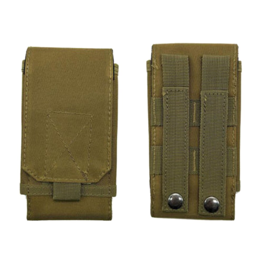 Large Mobile Phone Bag Outdoor Camouflage Protective Bag for 6 inch Big Screens Smartphones: Khaki