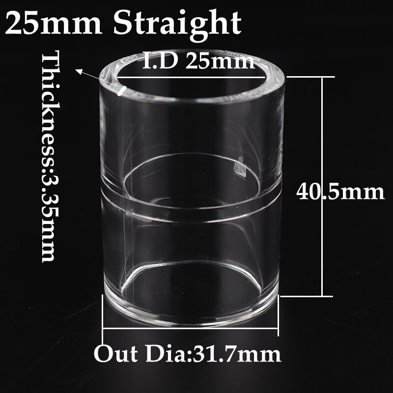 20/25/32mm Acrylic Direct Connector Garden Watering Pipe Straight Joint Irrigation Fittings Aquarium Tank Tube Coupling Adapter: 10pcs / 25mm Coupling