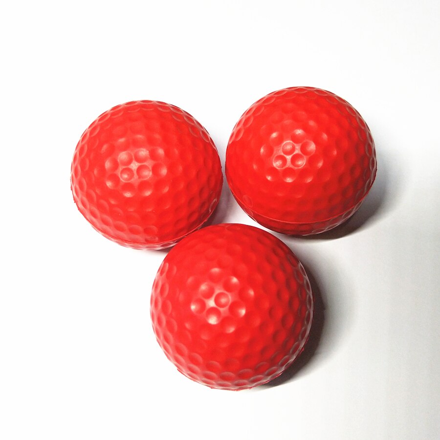 20 pcs/lot balles de Golf en mousse légère PU 6 couleurs balles de pratique de Golf pour la formation de Sport en plein air en intérieur balles de Golf en éponge élastique