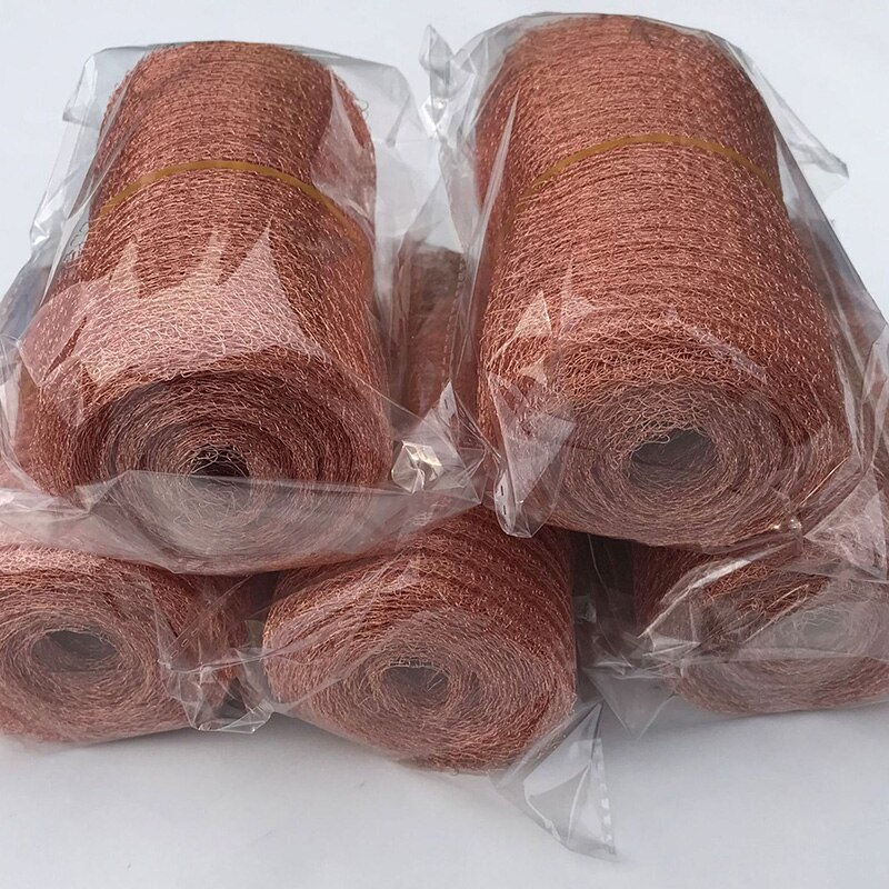 10*10cm Copper Wire Mesh House Copper Electromagnetic Wave Shielding Network Signal Shielding Network Radiation Protection