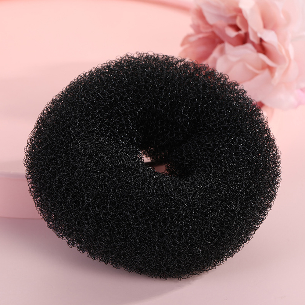 1 unidad de máquina mágica para hacer moños de pelo, moldeador mágico para mujer, diademas de esponja de espuma para Donut, anillo grande fácil, herramientas de estilismo para el cabello, accesorios: Verde claro