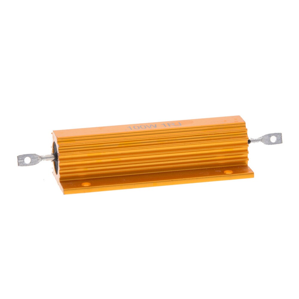 Current Limiting Resistors 100W 1R Ohmic Loads Aluminum Case Resistors 2PCS