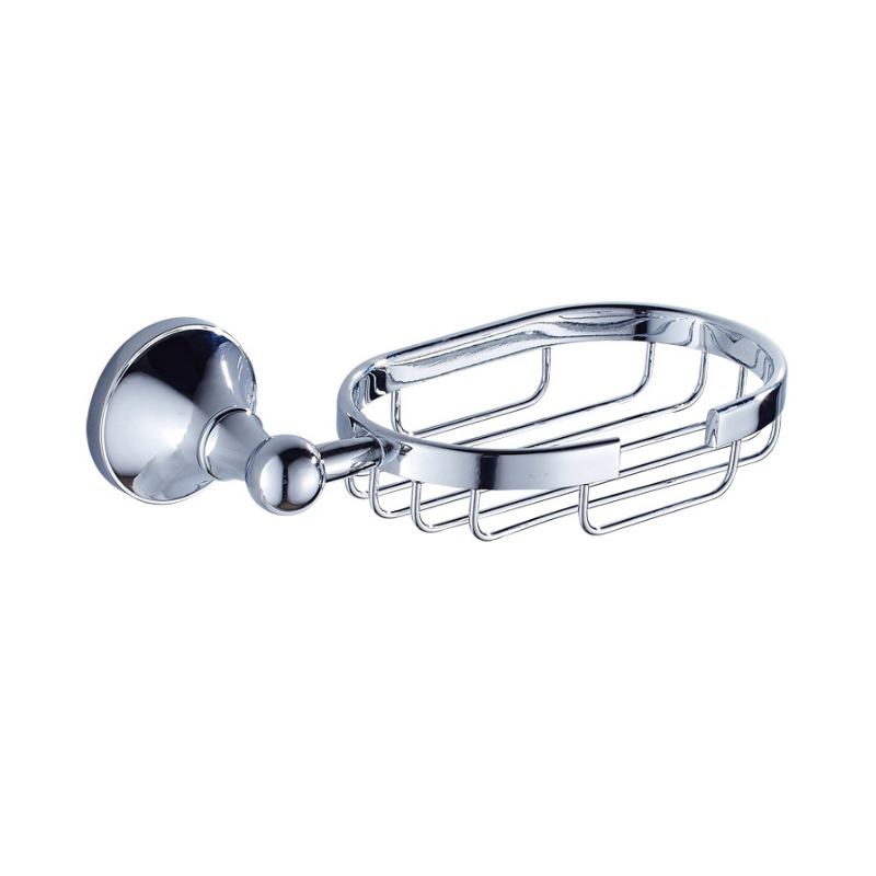 Juego de accesorios cromados para baño, barra de toalla doble de latón cromado, estante de cepillo de inodoro, soporte de rollo de papel para WC, juego de accesorios de baño: naranja