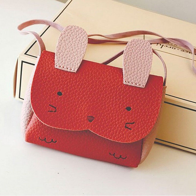 Mädchen Teens Handtasche Tote Geldbörse Satchel Messager Schulter Kleine Umhängetasche Tasche: Rot