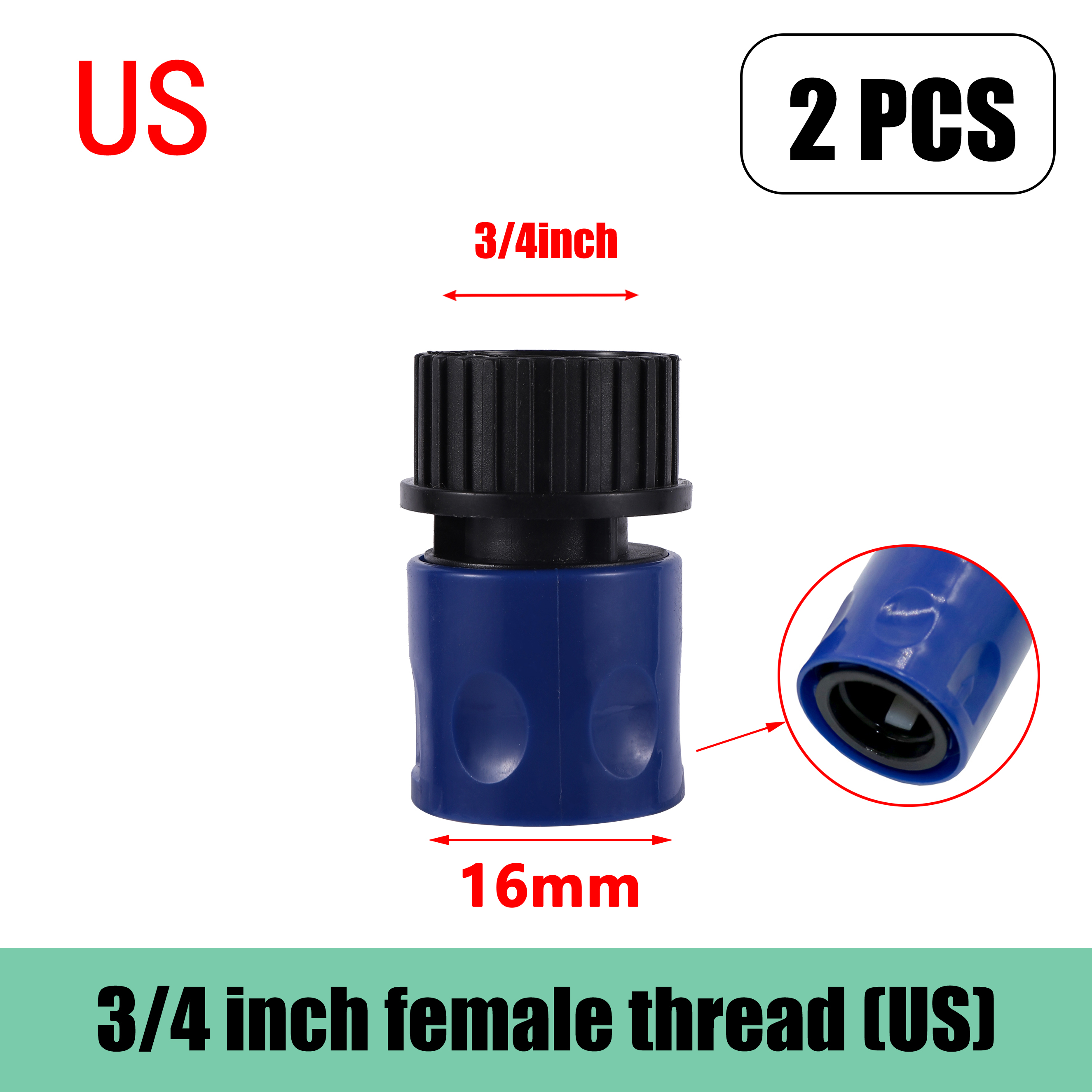 3/4 &quot;amerykański Standard wąż ogrodowy zawór kulowy złącze zawór odcinający wąż ogrodowy rozdzielacz kran Adapter wąż szybkie złącze: 0553