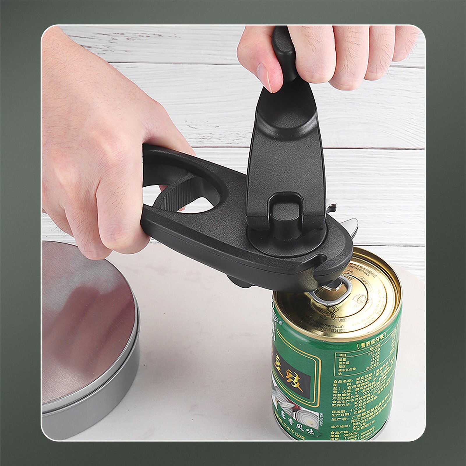 Universal canned manual can opener handheld Manual Stainless Steel Can Opener Side Cut Manual Jar opener