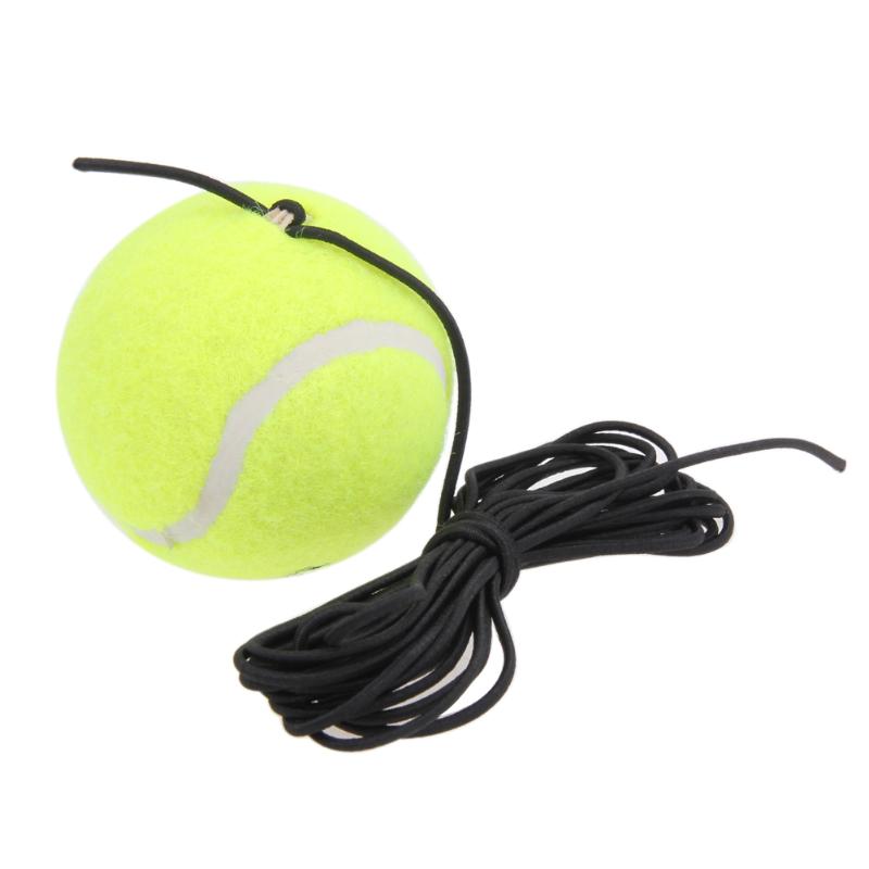 Professionele Tennis Training Bal Met Elastische Touw Rebound Praktijk Bal Met String Draagbare Rubber Wollen Tennis Trein Ballen