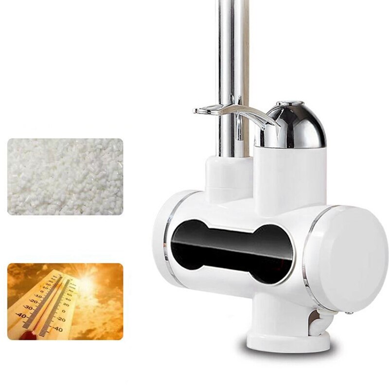 Kitchen Washroom Water Heater Instantaneous Electric Water Heater Instant Water Faucet Heater EU Plug