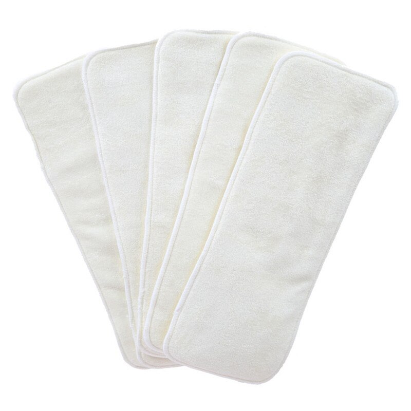 Inserti per pannolini in tessuto lavabile fodere per fasciatoio riutilizzabili a 3 strati in microfibra per inserti per pannolini