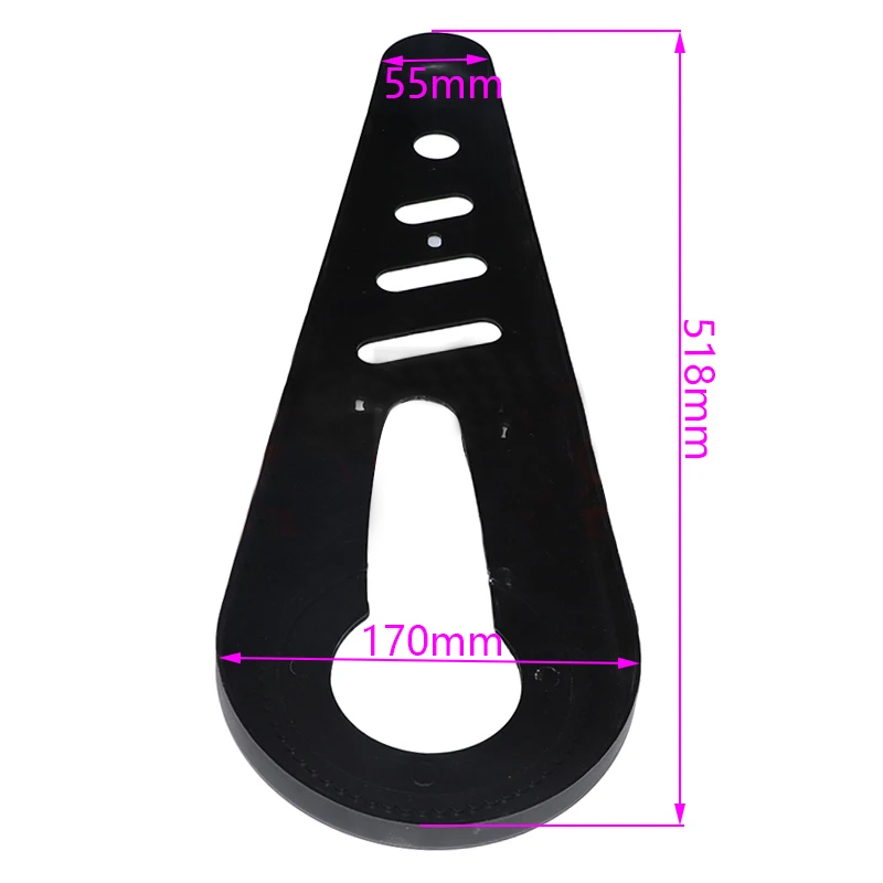 JOGuard-Couvercle de protection en plastique noir pour mini moto, garde-boue pour moteur à deux temps 49CC, couvercle de chaîne de voiture de sport