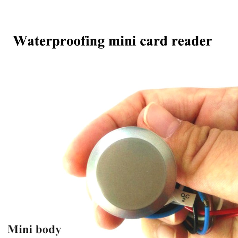 Waterproof EM Compatible Proximity RFID ID Card EM Reader For Access Control with Wiegand 26 Interface 125KHz 9-15V
