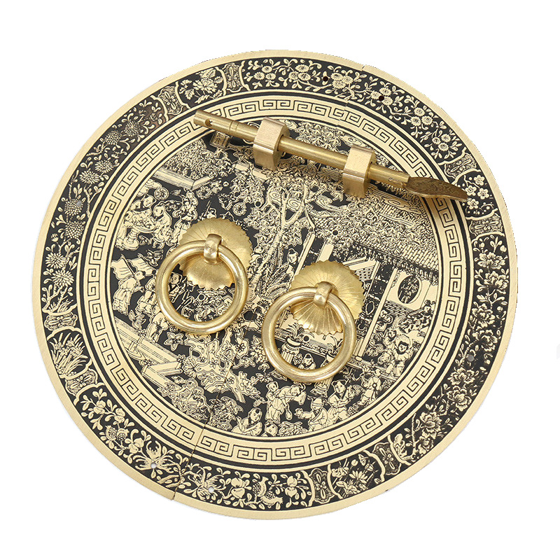 Chinese Antieke Meubels Koperen Fittingen 140/180/240Mm Kasthandvat Schoen Boekenkast Garderobe Deurklink Retro Meubels