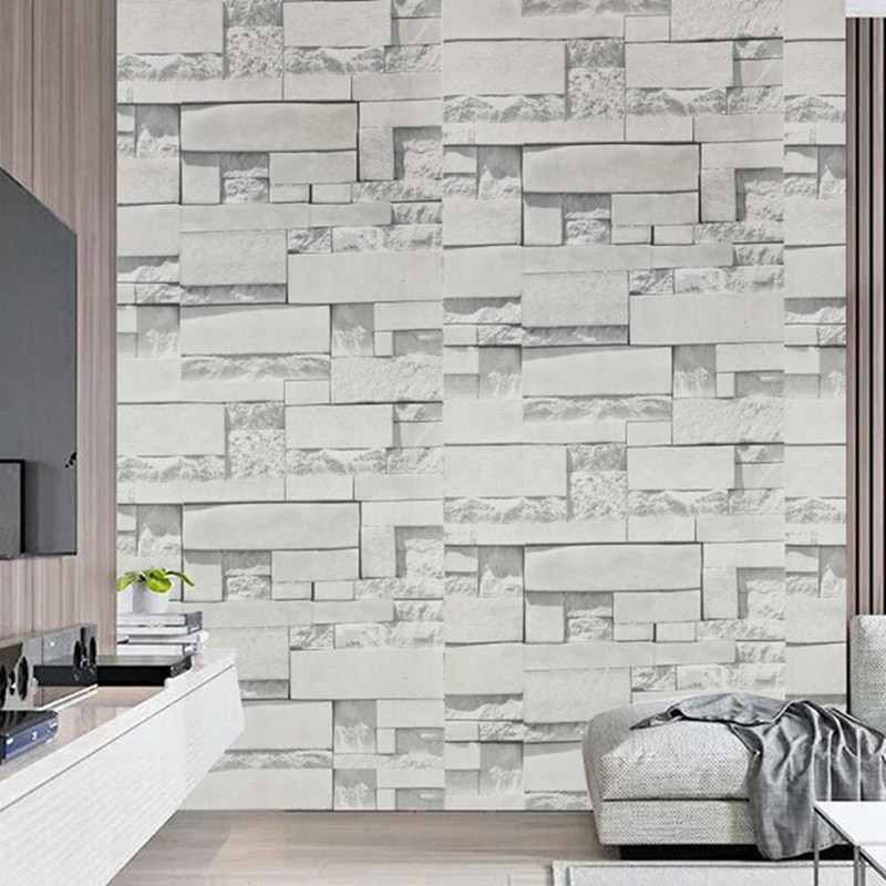 Steen Baksteen Panel Muur Sticker Home Decor Woonkamer Behang Voor Kinderen Kamers Zelfklevende Diy Art Mural