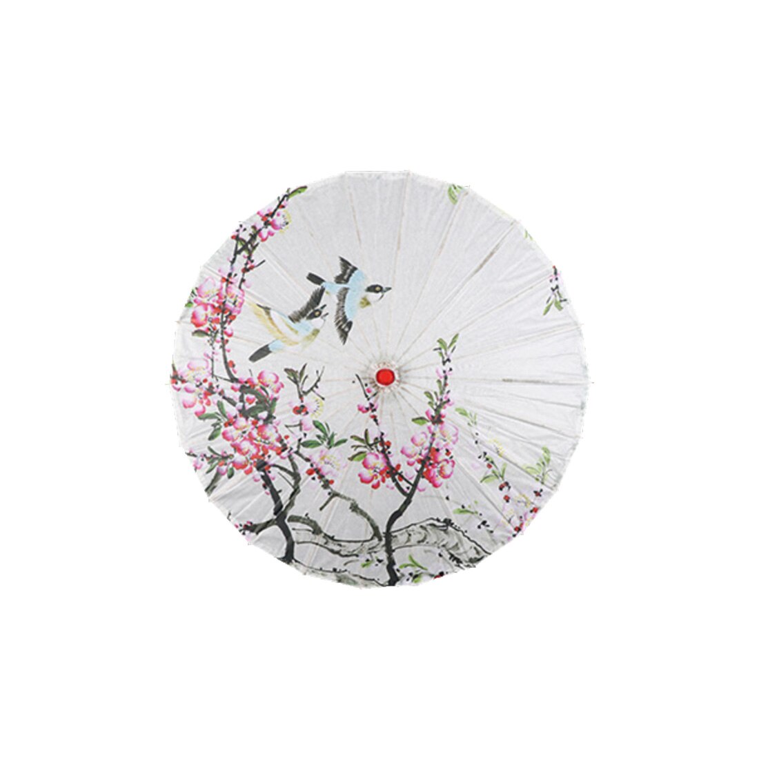 Decorative Umbrella Chinese Style Oil Paper Umbrella Silk Women Umbrella Japanese Cherry Blossoms Silk Ancient Dance Umbrella