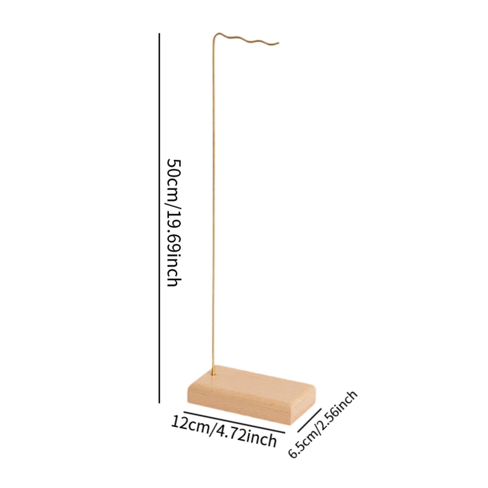 Glockenspielständer, einfache Montage, Holz, multifunktionaler Windspiel, Holzständer, Gongständer für Yoga, Tischplatte, Klassenzimmer, Schlafzimmer, Teestube