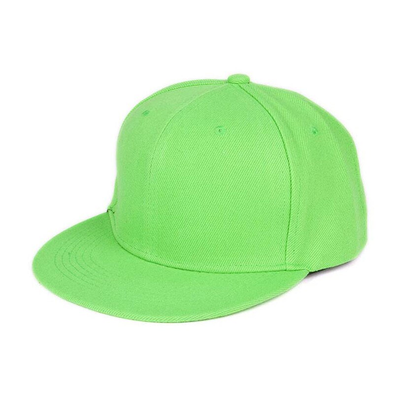 Unisex Baseball Caps Plain Snapback Hiphop Verstelbare Cap in Licht grijs Paars Bourgondië roze Groen Zwart 30SP25