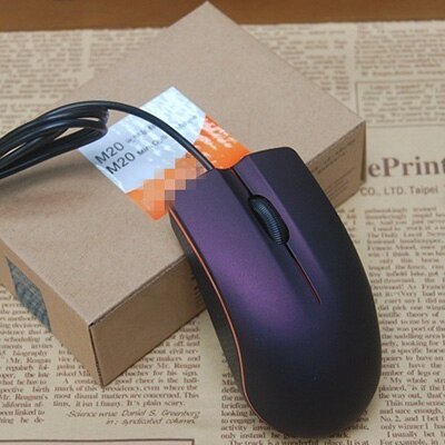 Mini Wired Mouse Frosted Surface 1200DPI Optical USB 2.0 Pro Gaming Mouse Optical Mice For Computer PC Laptop: Purple