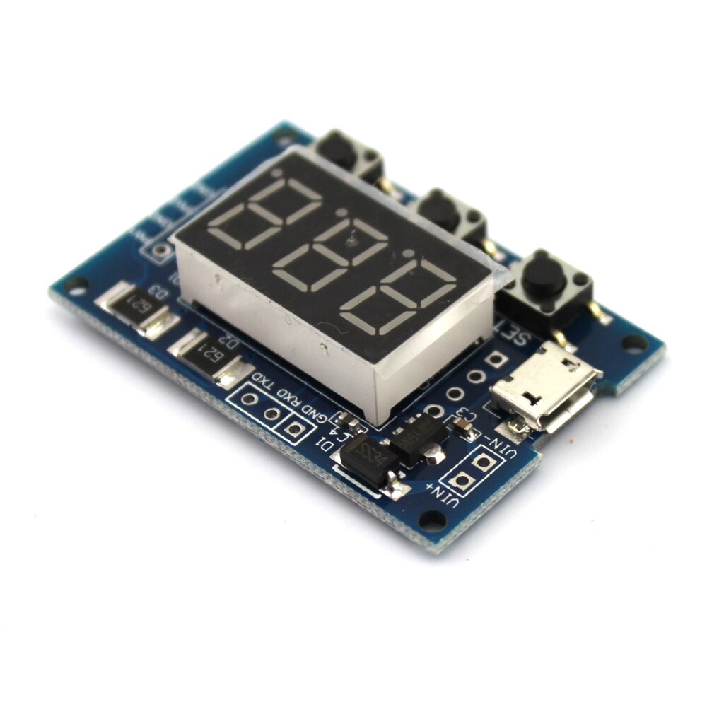 Pwm Blokgolf Signaal Generator Verstelbare Signaal Digitale Display Diy Stuurinrichting Stappenmotor Controller Driver
