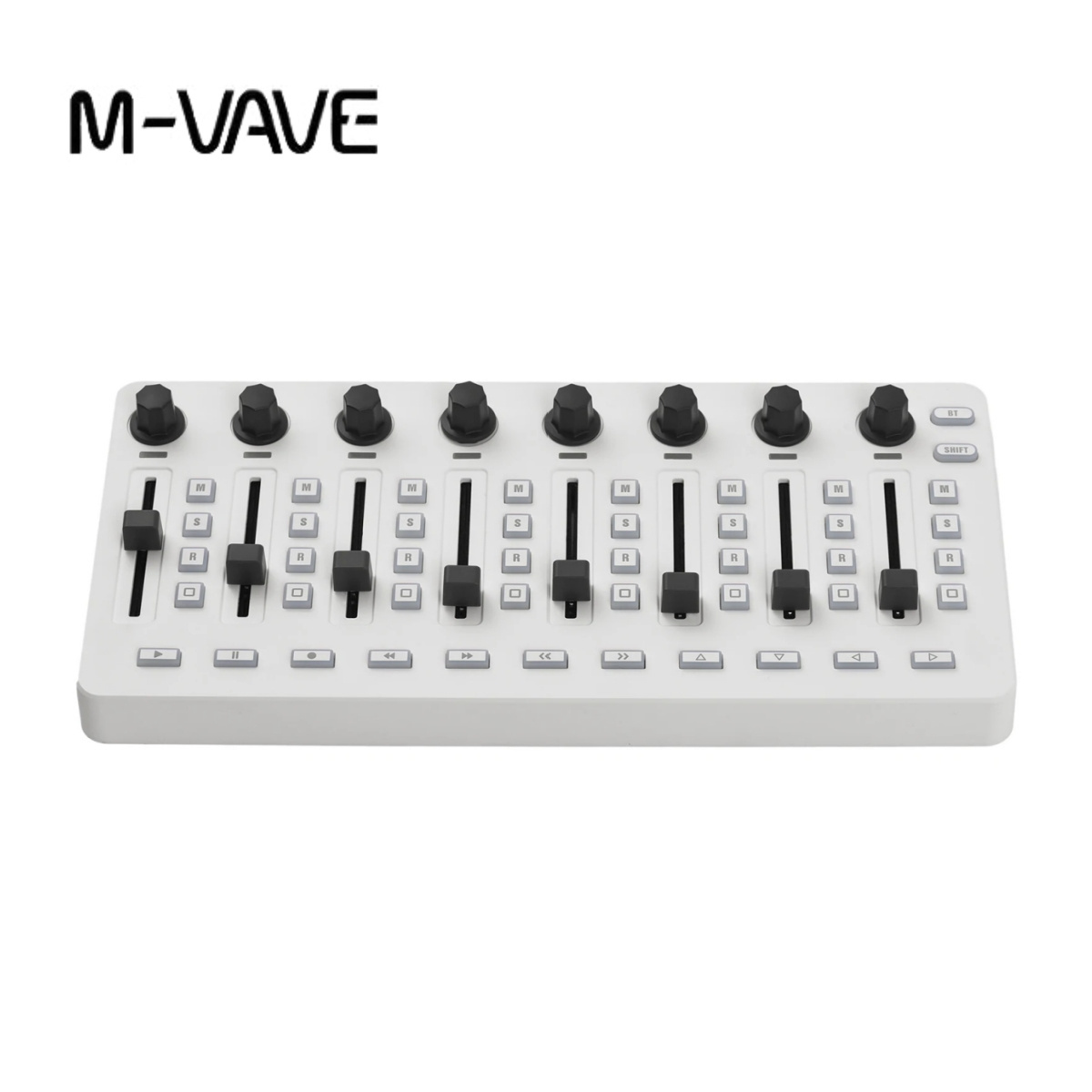 M-VAVE Smc-Mixer Draadloze Midi-Controller Mengpaneel Bt-Verbinding Batterij Type-C Voeding Usb Voor Windows/Mac/Ios/Android