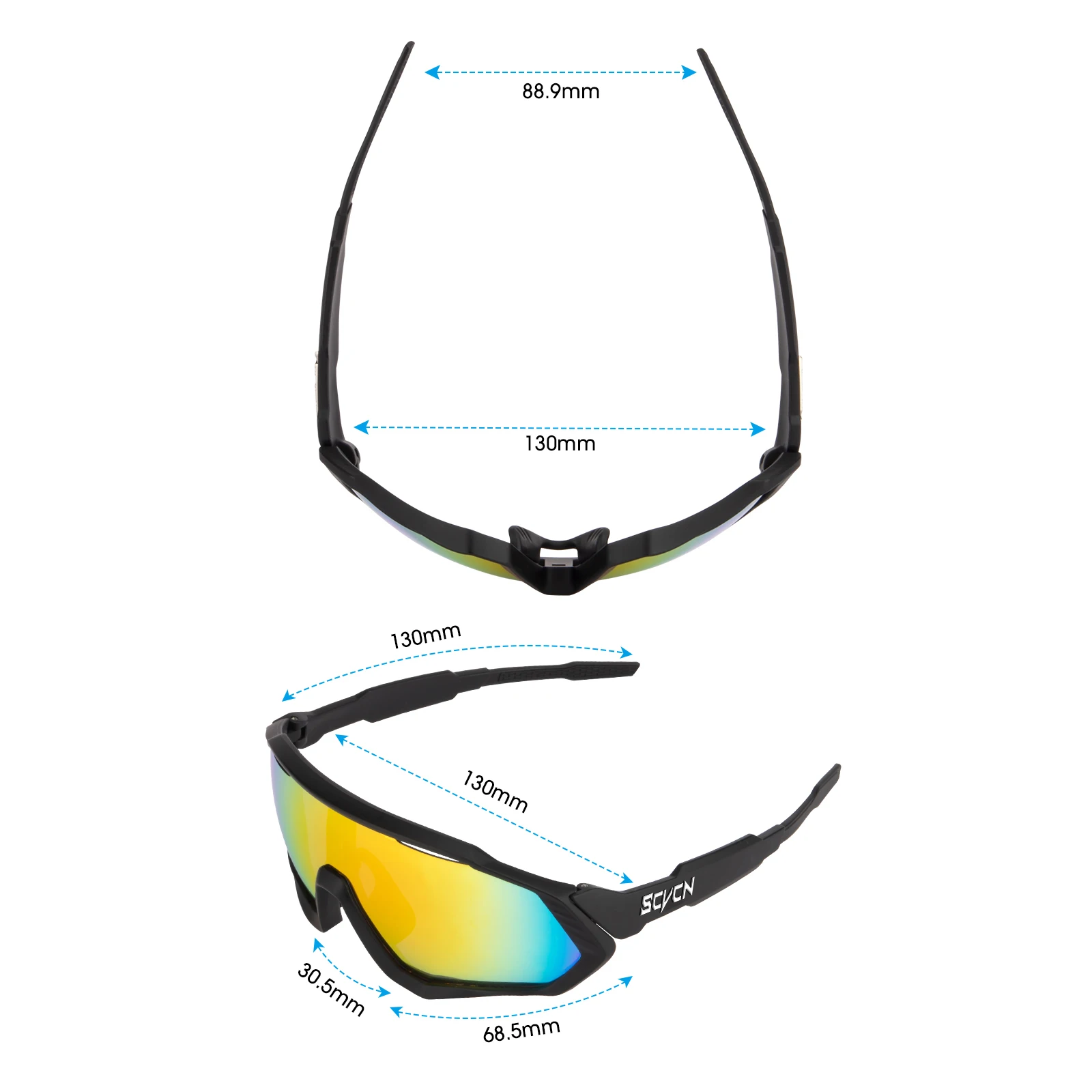 Scvcn Photochromic Glasses Cycling Sunglasses UV400 Women Sports Running Eyewear for Men Cycl Road Mountain Bike Bicycle Goggles