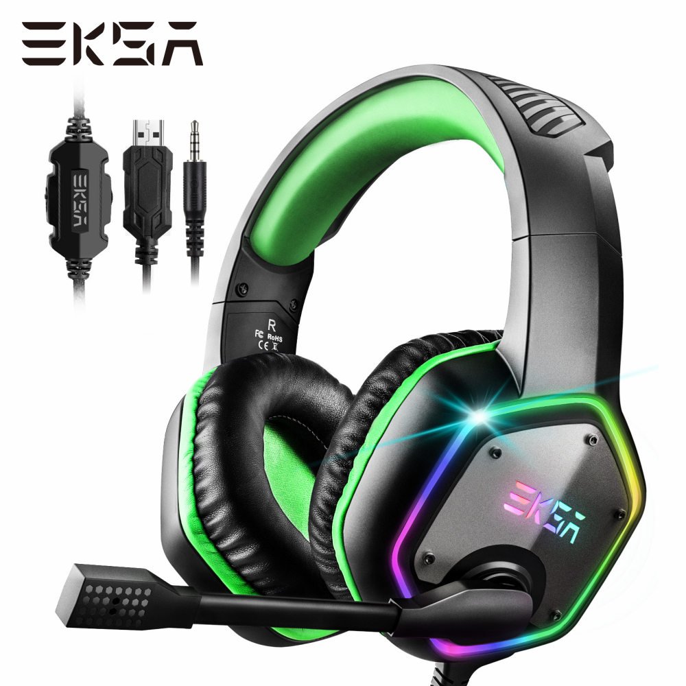 Eksa Pc Gaming Headset Gamer E1000 Usb 7.1 Surroun... – Grandado