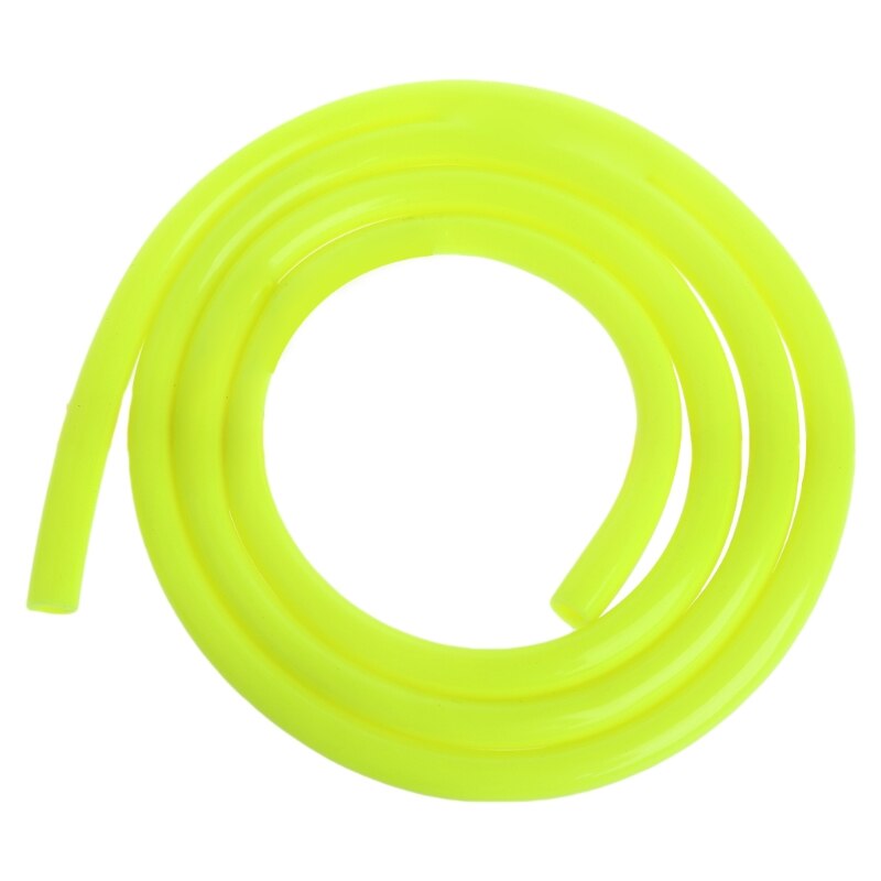 1m motorsykkel sykkel drivstoff gassolje slange bensin rør 5mm i /d 8mm o/d  e7ca: Gul