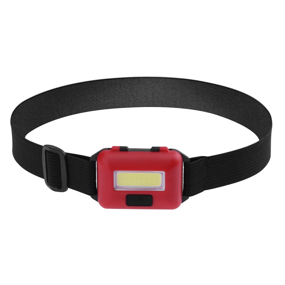 3W COB LED Headlight Headlamp Waterproof 3 Modes Outdoor Cycling Climbing Hiking Fishing Working Flashlight Head Torch: Red