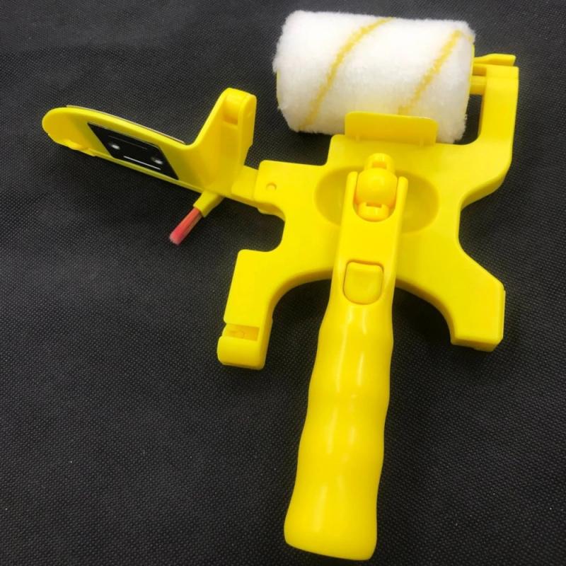 Clean Cut Paint Edger Trimming Kit Multifunctional Paint Brush Roller Wall Color Separation Tool Hand-held Trimming Roller Brush: Default Title