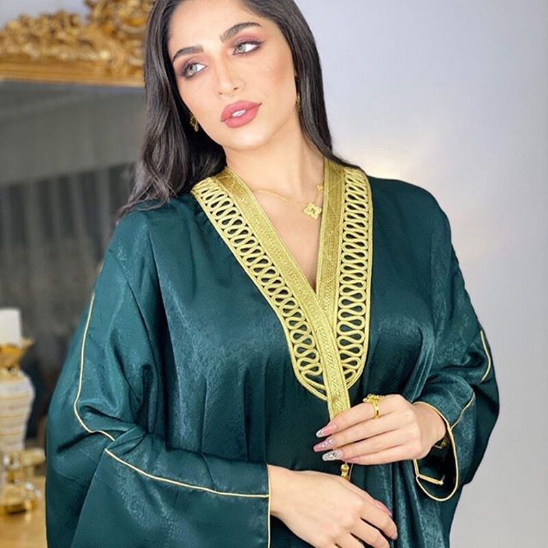 Vrouwen Dubai Open Voorzijde Bisht Abaya Moslim Lange Mouwen Kwastje Kimono Vesten Mantel Islam Midden-oosten Marokkaanse Caftan Party Gown