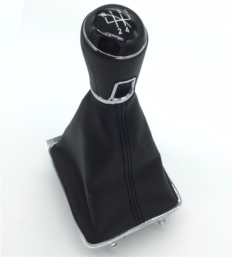 6 Speed Pookknop Gaiter Boot Voor Audi A4 A5 Q5 B8 (2007-2015) - PU Leer