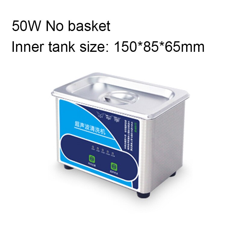 Limpiador ultrasónico Digital 50W Sonicator baño 40Khz degas de oro joyas de plata gafas collar de jade óxidos aceite antioxidante lavadora: 50W No display 1
