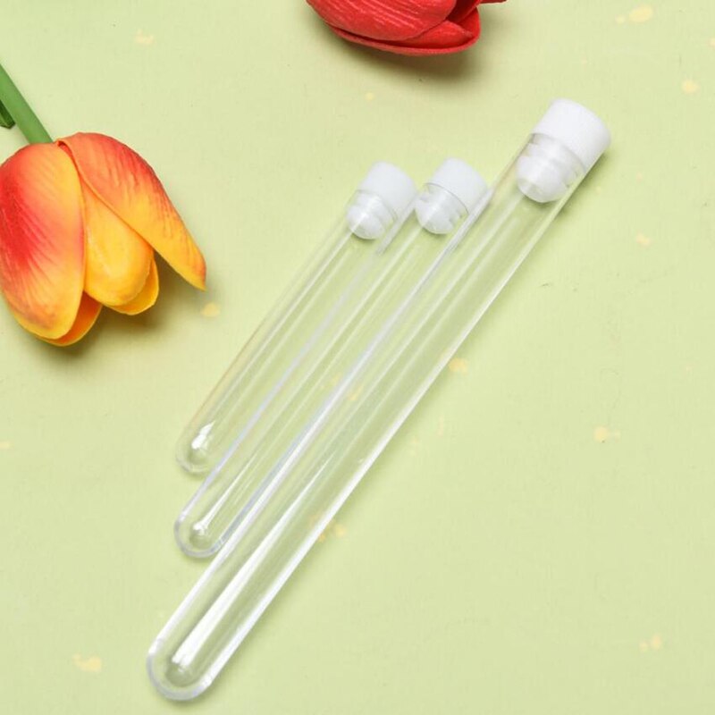 Clear Plastic Embroidery Sewing Needles Container Pin Needle Storage Tubes Bottle Holder Storage Cases 3 Sizes