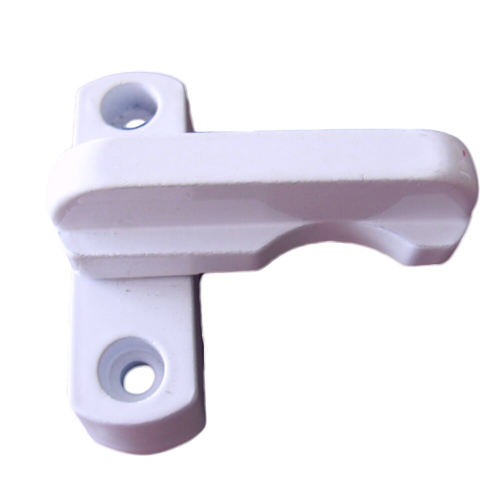Home T Style Anti Theft Door With Screws Accessories White Easy Install Child Safe Plastic Window Lock