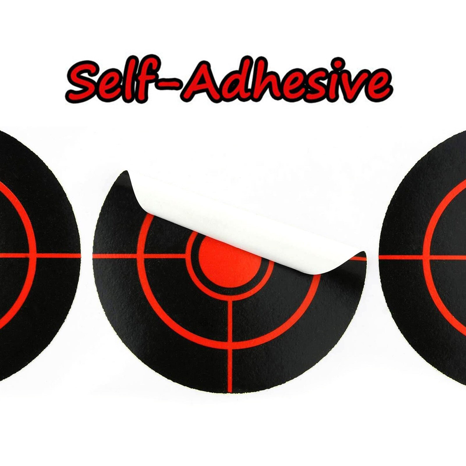 100/250 Roll Schieten Doel Sticker 7.5Cm Langdurige Duurzaam Schieten Accessoires Bullseye Spatten Doel Reactieve Sticker