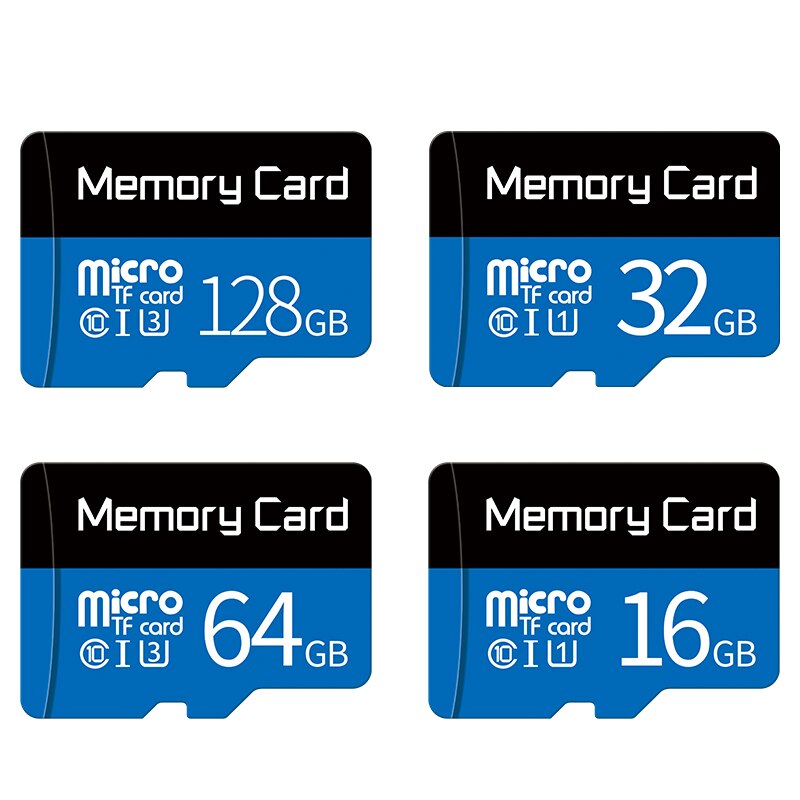 Blauw Micro Sd Geheugenkaarten 8Gb 16Gb Class 10 Micro Sd Card 32Gb 64Gb 128Gb mini Tf Card Voor Smartphone/Tablet/Camera