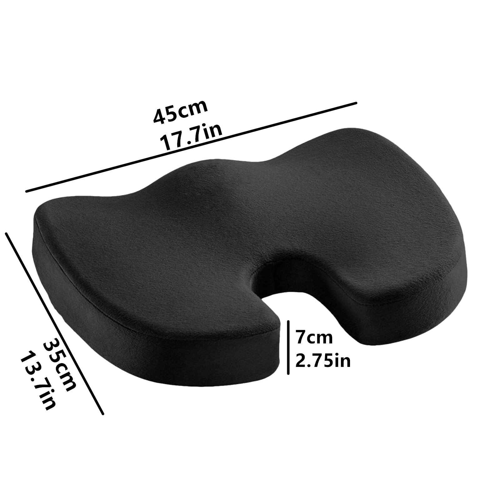 IN STOCK ! U-shaped Memory Foam Hips Cushions Memory Foam Seat Cushion Orthopedic Pillow Cushions Care Memory Foam Pillow