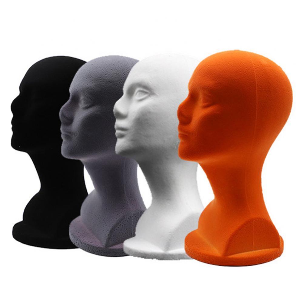 Female Foam Head Mold Wig Hat Headwear Display Model Styling Salon Mannequin