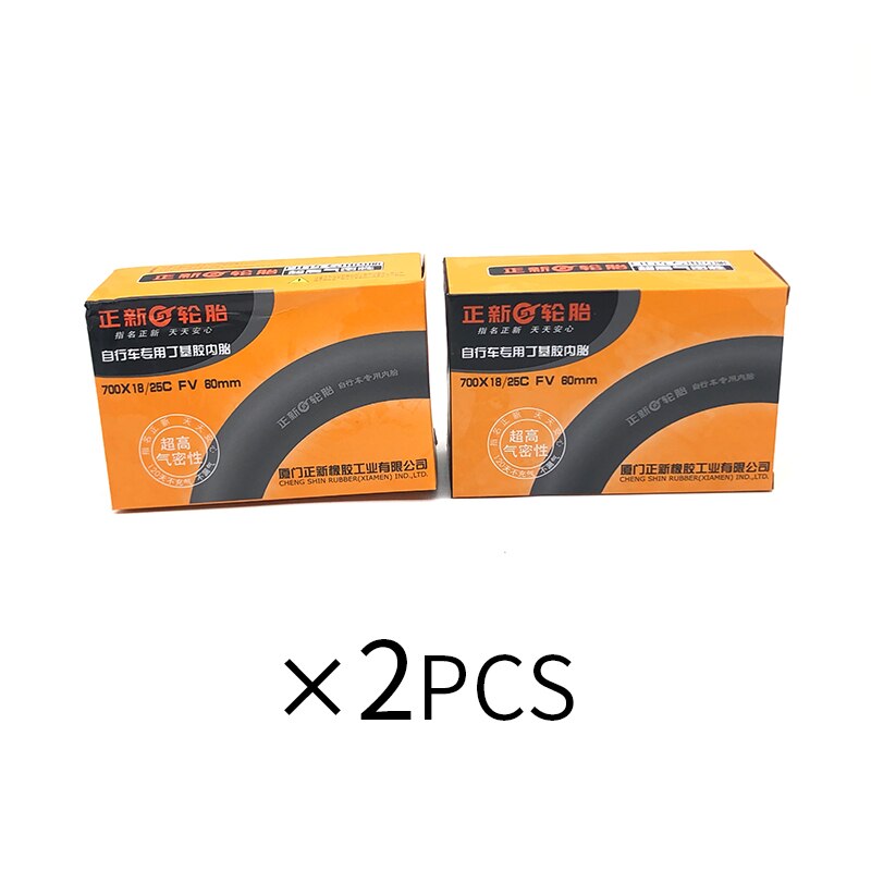 CST 700C Road Bike Tube 700×18/25C 60MM 80MM Fran Presta Valve Bicycle Tubes: FV 60MM 2PCS / 23C